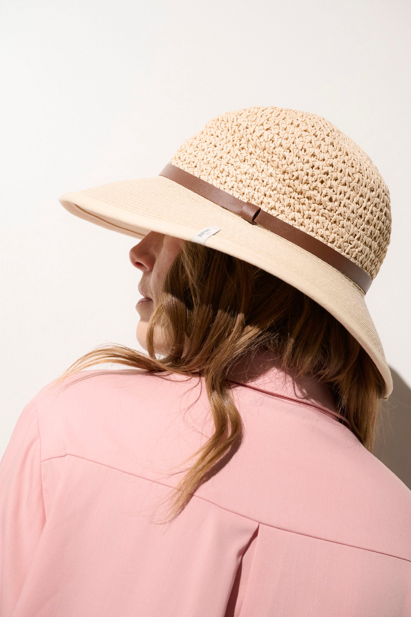 Chapeau anti-UV Antibes beige pour femme