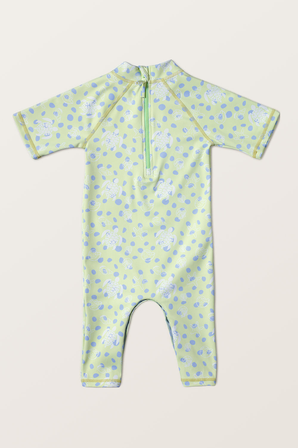 Combinaison de bain anti-UV - Pacific pour bébé, manches courtes, UPF 50+, légere et légère pour la plage.