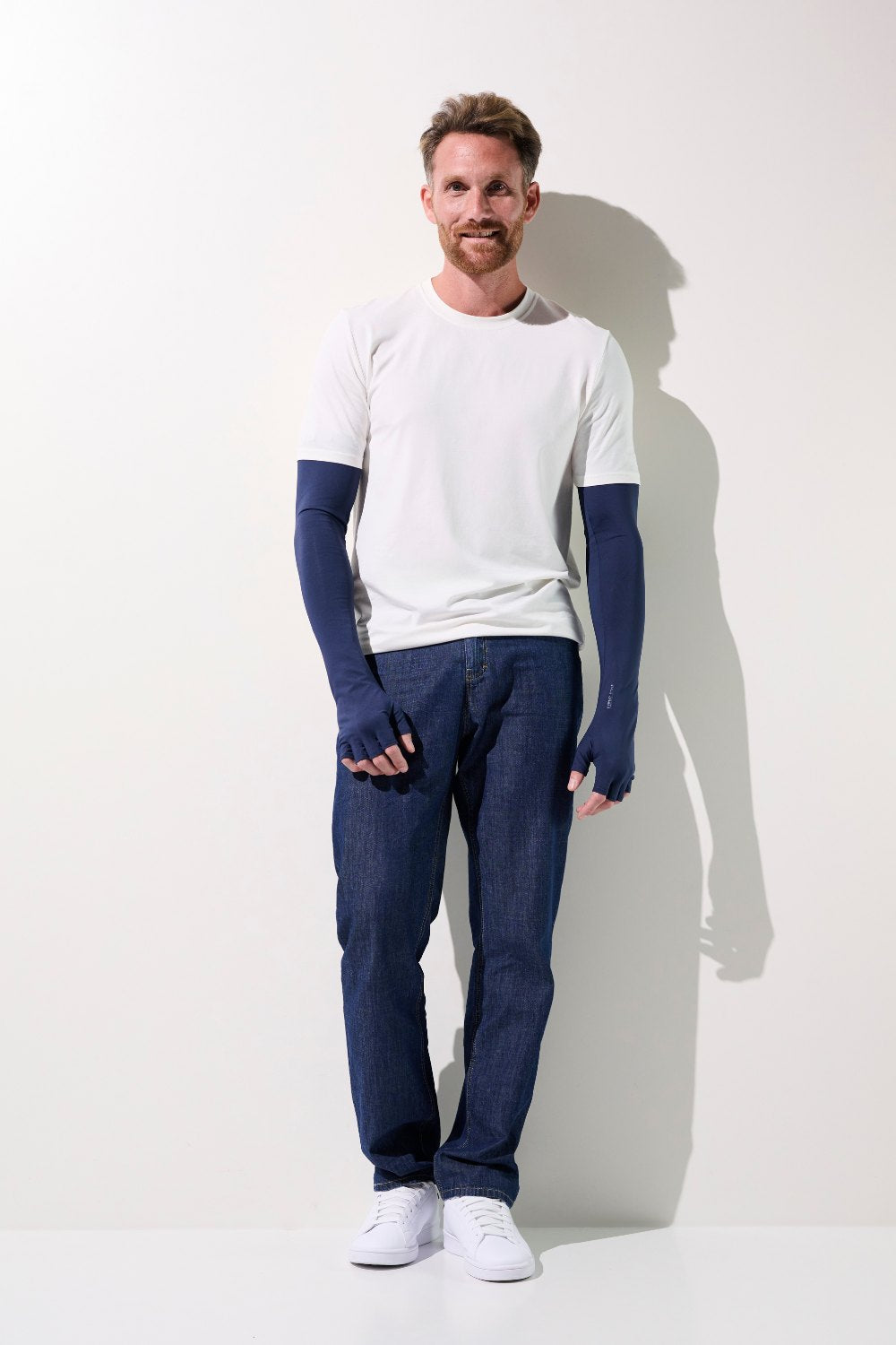 UV Vingerloze handschoenen met mouwen - Mojave