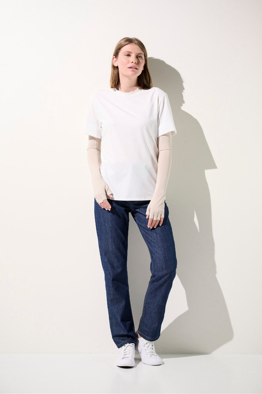 UV Vingerloze handschoenen met mouwen - Mojave