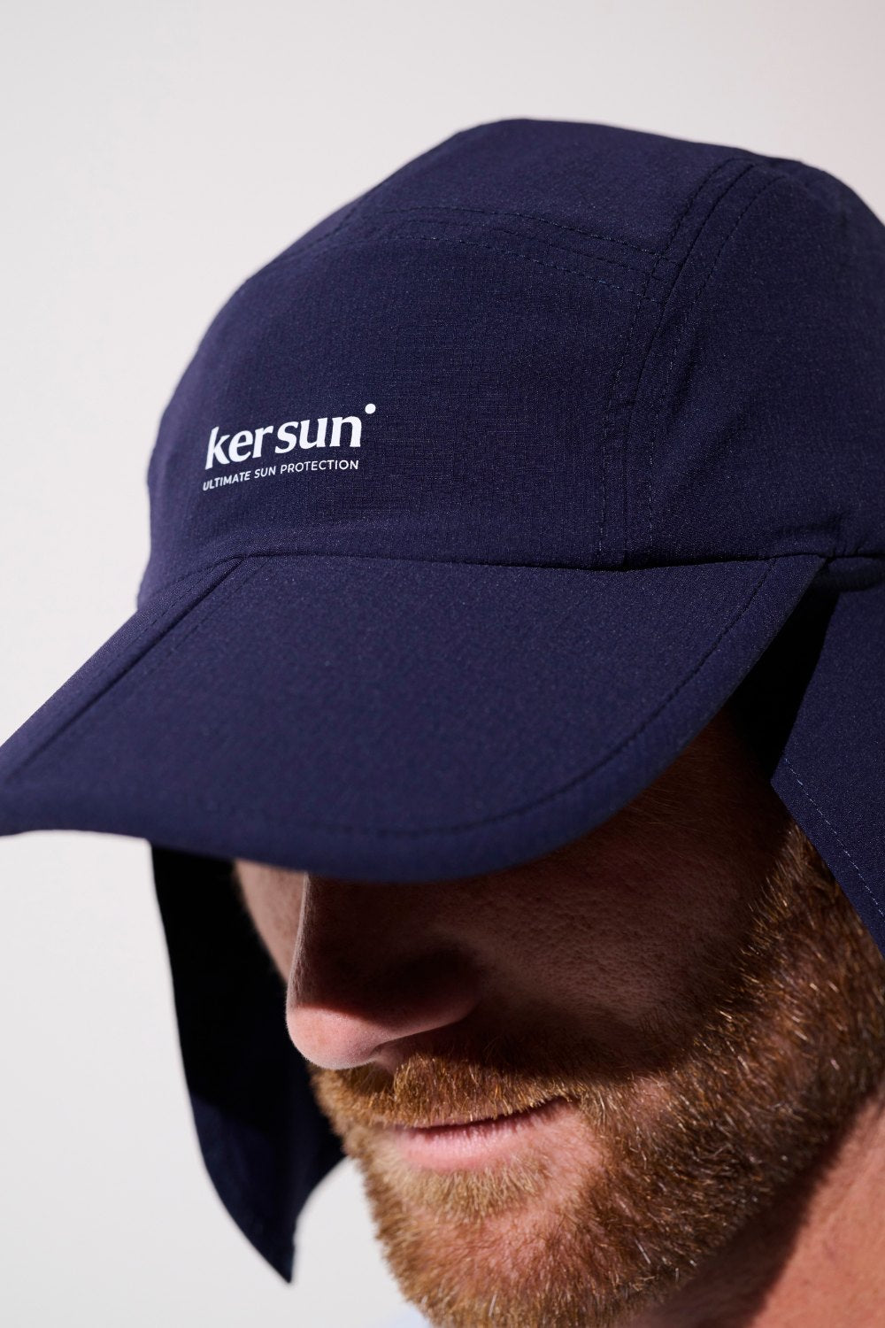 Casquette anti-UV - Sequoia bleu marine pour homme, UPF 50+ offrant une protection solaire optimale.