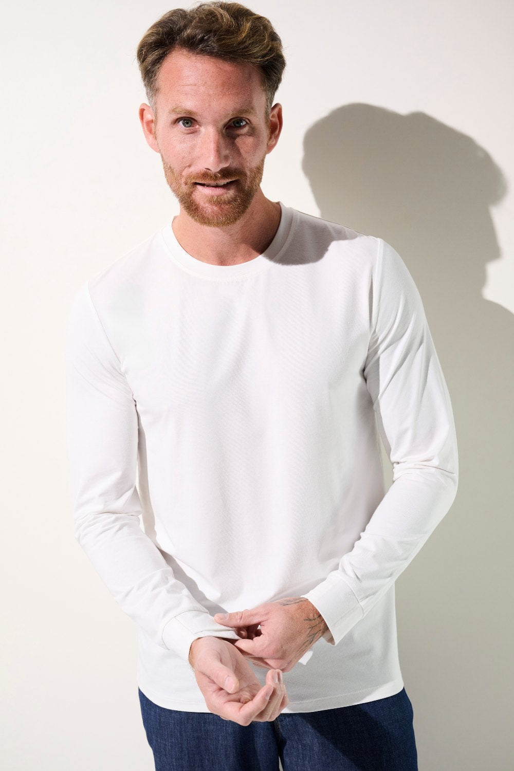 SET - 2 x UV T-shirt - Saint-Malo (Bleu Océan/Wit)