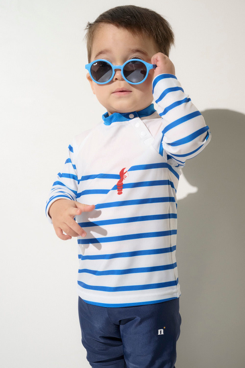 WYTbaby Eendelig babybadpak, UV-kleding, lange mouwen, UV-beschermende kleding voor baby's, jongens, met zonnehoed, beige, 6-12 Maanden WYTbaby Eendelig babybadpak, UV-kleding, lange mouwen, UV-beschermende kleding voor baby's, jongens, met zonnehoed, beige, 6-12 Maanden