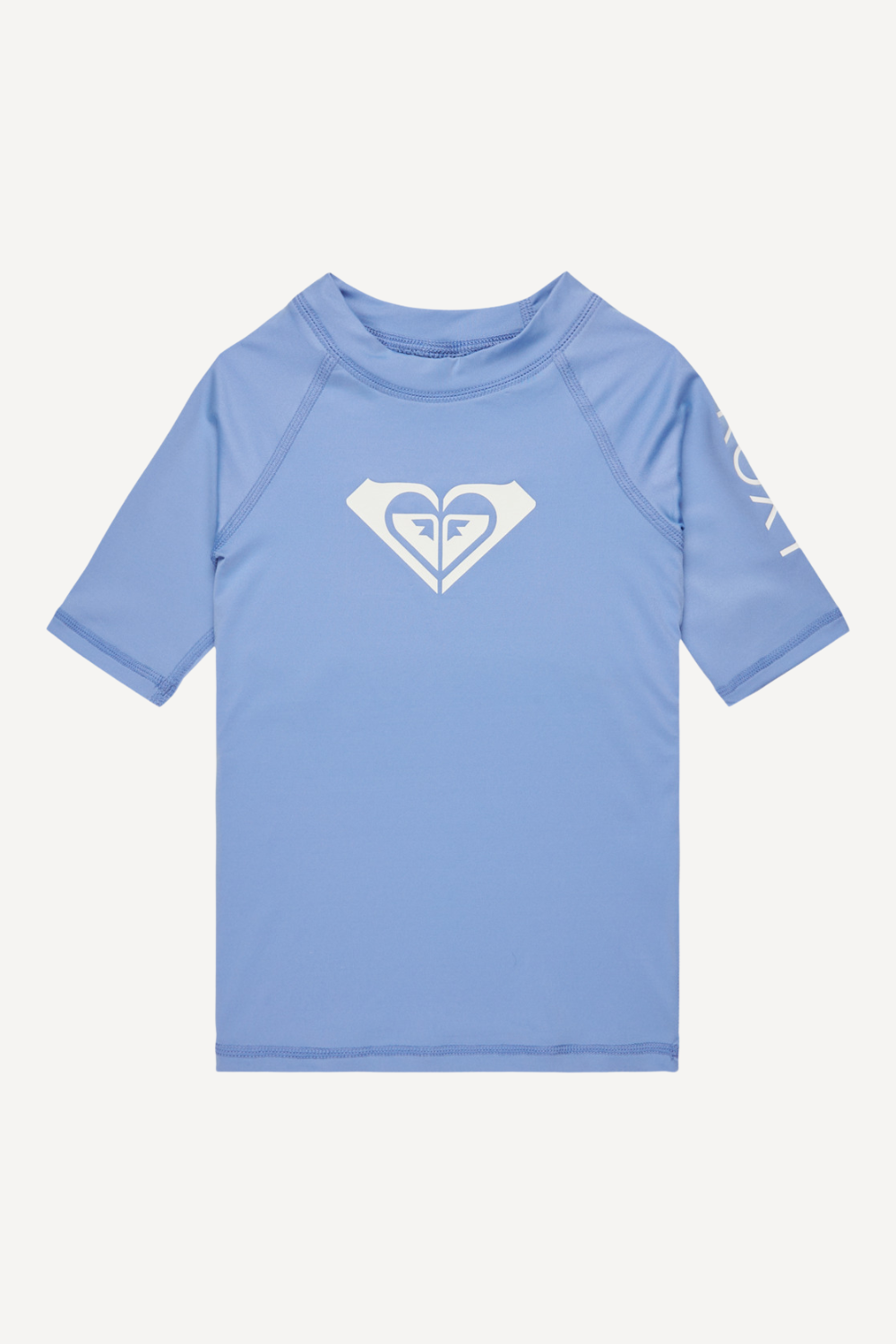 T-shirt de bain anti-UV bleu clair pour enfant, léger, UPF 50+, parfait pour les activités aquatiques.