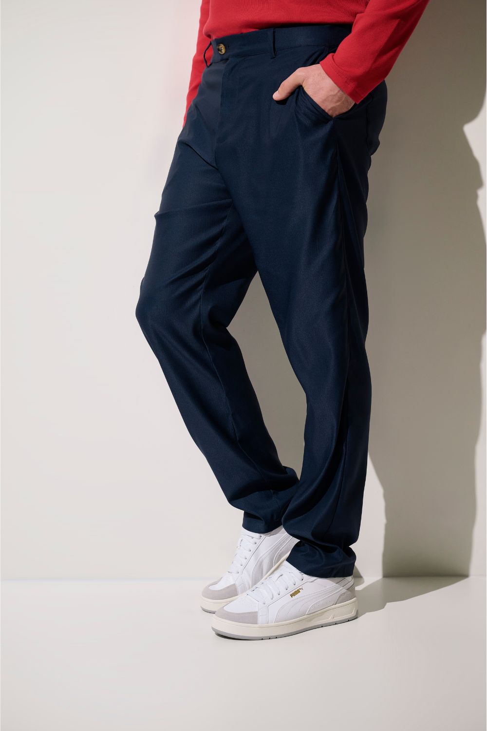 Pantalon anti-UV - Faro, bleu marine, confortable et élégant, idéal pour la protection solaire au quotidien.