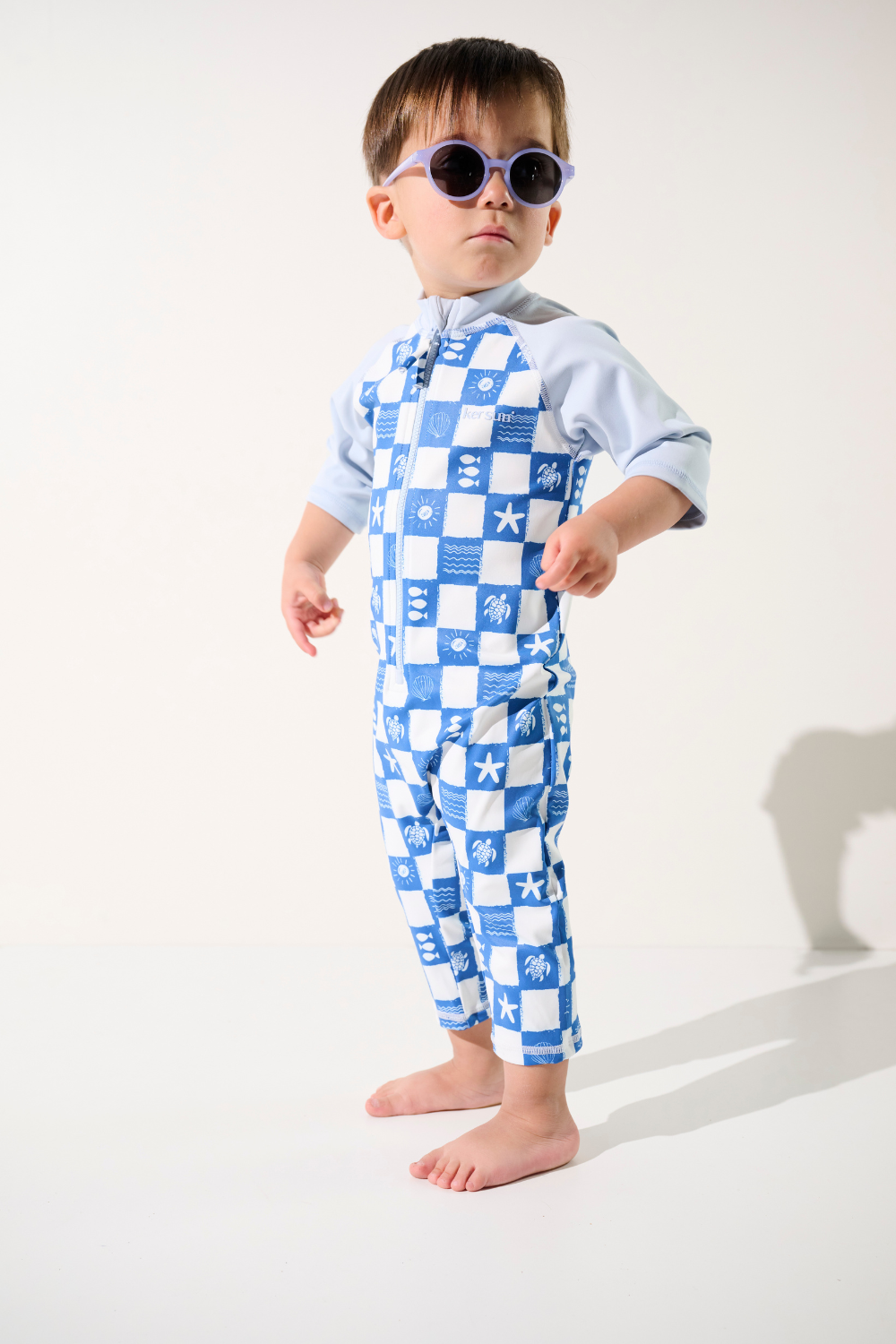Combinaison de bain anti-UV - Pacific pour enfant, colorée et légère, idéale pour la protection solaire à la plage.
