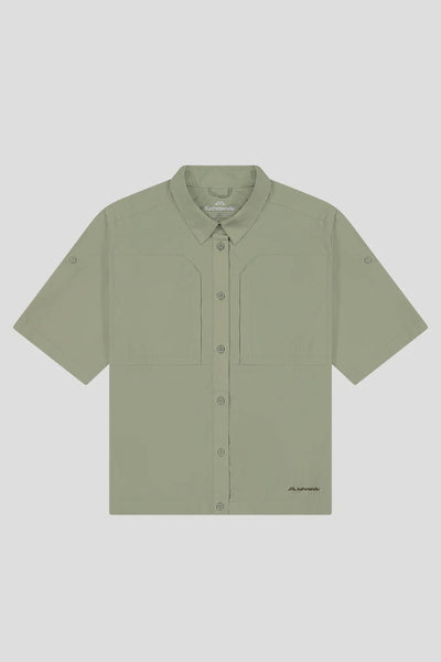 Chemise anti-UV - Ridge verte UPF 50+, légère et respirante, parfaite pour les aventures en plein air.