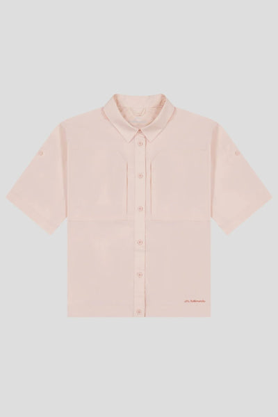 Chemise anti-UV - Ridge rose pour femme, légère et respirante, offrant une protection UPF 50+.