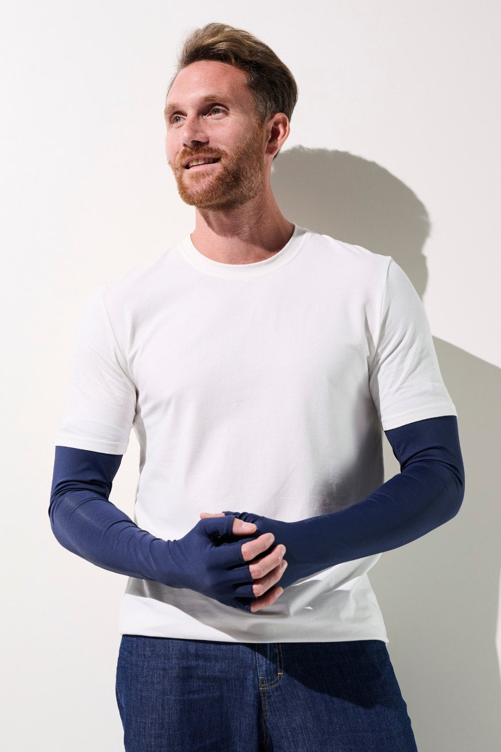 UV Vingerloze handschoenen met mouwen - Mojave