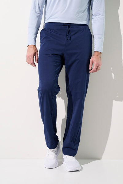 Pantalon anti-UV - Oasis bleu marine pour homme, léger et respirant, idéal pour les activités en plein air avec UPF 50+.