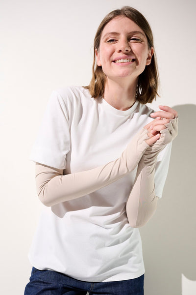 UV Vingerloze handschoenen met mouwen - Mojave