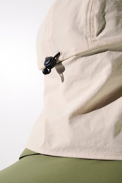 Casquette anti-UV - Sequoia beige, ajustable, idéale pour protection solaire lors d'activités en plein air.