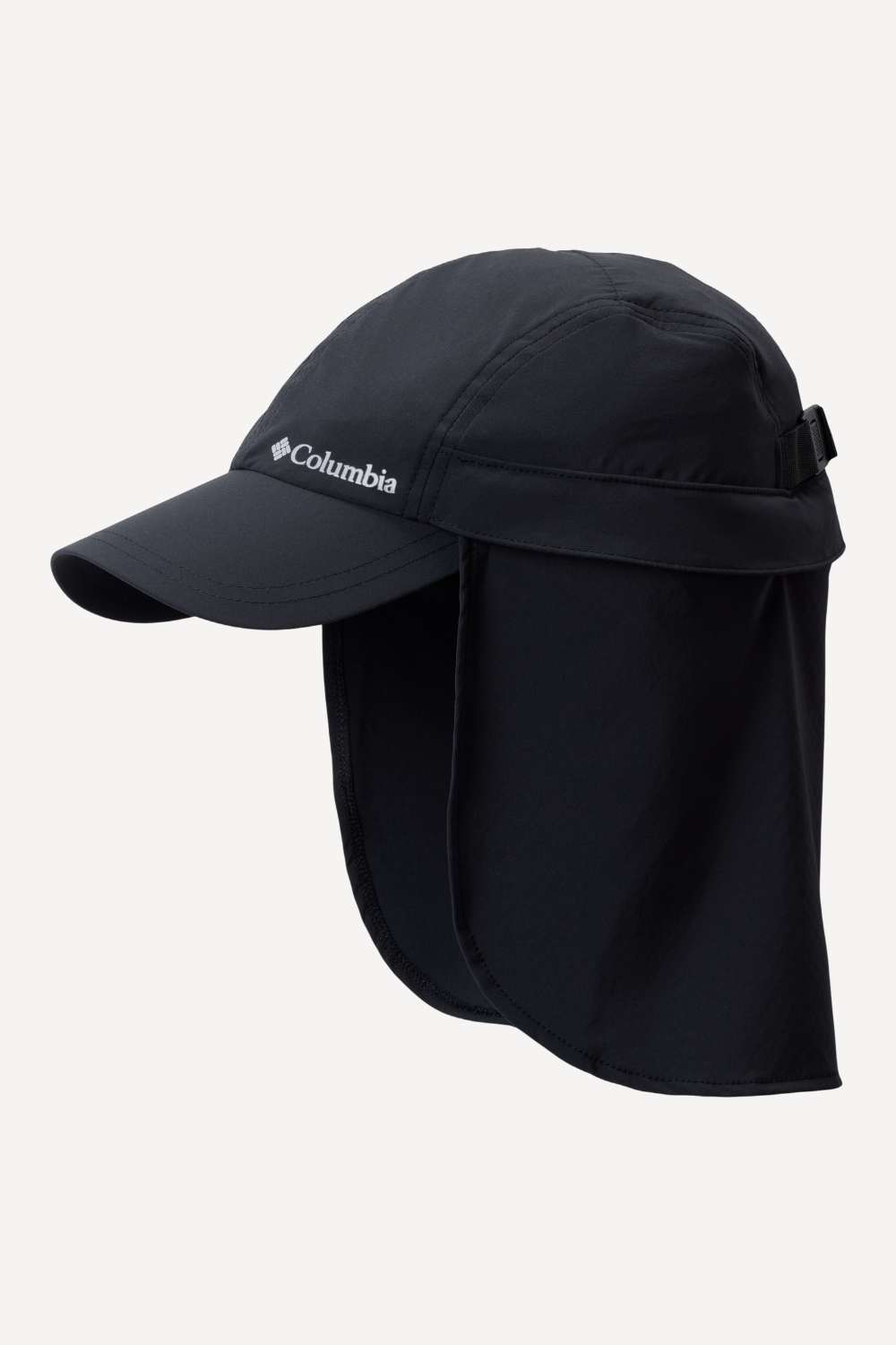 Casquette anti-UV noire pour homme, légère et respirante, UPF 50+ de Columbia, idéale pour les activités en plein air.