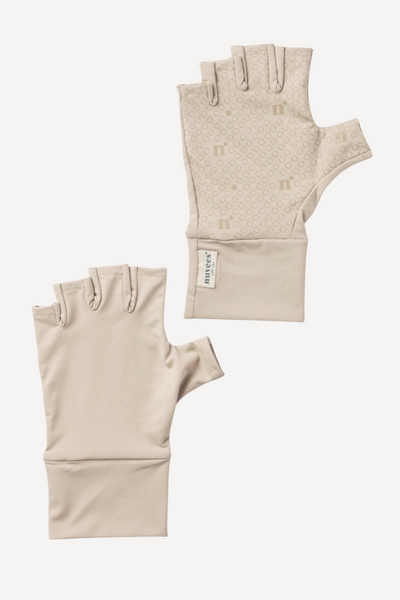 Mitaines anti-UV pour femme, beige, de la marque Ker Sun.