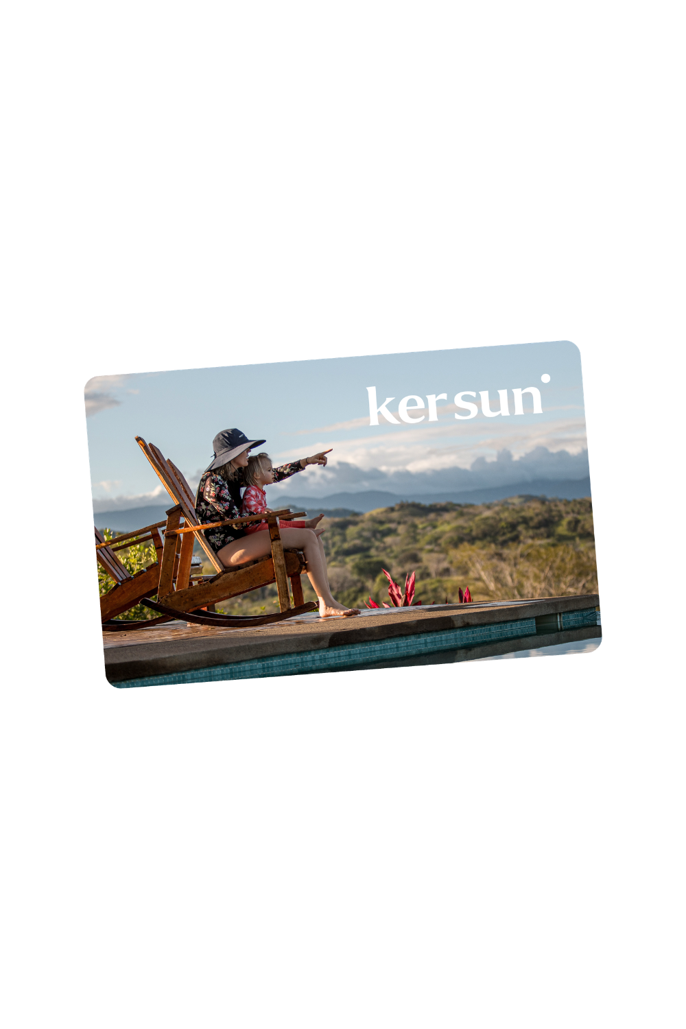 Carte Cadeau pour des vêtements anti-UV  certifiés UPF 50+ de la marque Ker Sun.